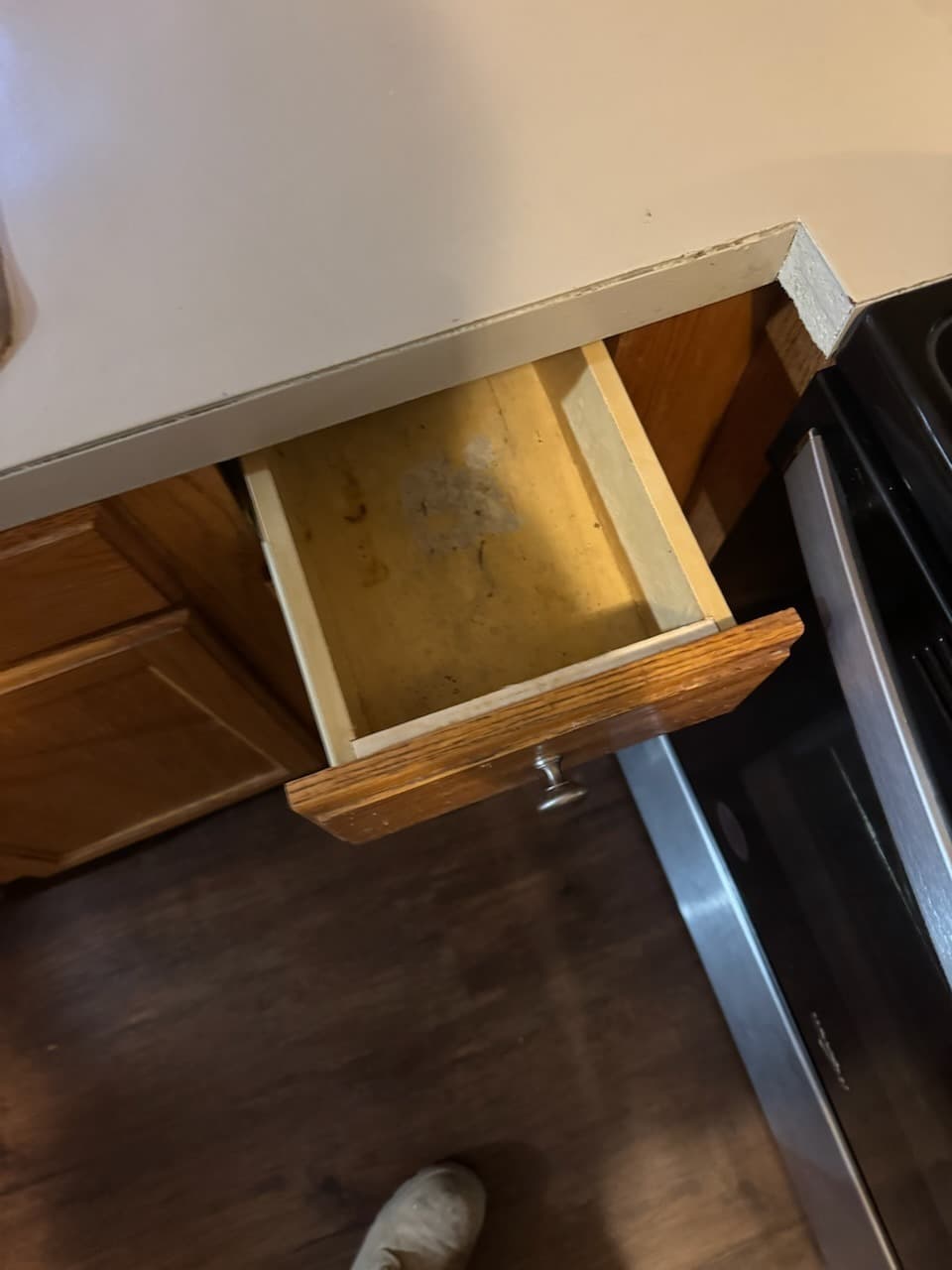 Cabinet work, completed